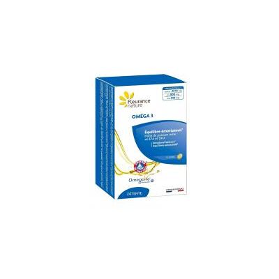 Fleurance Nature Omega 3 - EPA, DHA, 60 capsules - Complément alimentaire - Publicité Fleurance Nature Omega 3 - EPA, DHA, 60 capsules - Complément alimentaire - Publicité