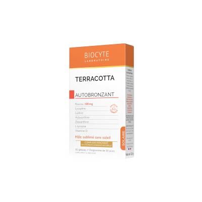 Biocyte Terracotta Autobronzant 30 Unités - Boîte 30 gélules - Publicité Biocyte Terracotta Autobronzant 30 Unités - Boîte 30 gélules - Publicité