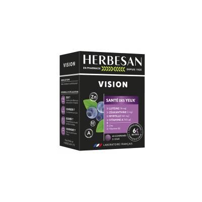 Herbesan Modèle Soutien Visuel Myrtille - Complément Alimentaire - Publicité Herbesan Modèle Soutien Visuel Myrtille - Complément Alimentaire - Publicité