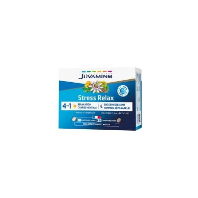Juvamine Stress Relax 4en1 60 Unités - Boîte 60 comprimés - Publicité Juvamine Stress Relax 4en1 60 Unités - Boîte 60 comprimés - Publicité