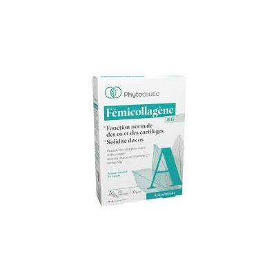 Phytoceutic Fémicollagène 8 g 20 Unités - Boîte 20 ampoules de 10 ml - Publicité Phytoceutic Fémicollagène 8 g 20 Unités - Boîte 20 ampoules de 10 ml - Publicité