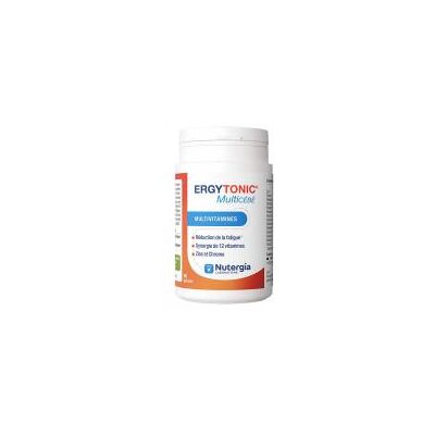 Nutergia Ergytonic Multicébé Multivitamines 90 Gélules - Pot - Publicité Nutergia Ergytonic Multicébé Multivitamines 90 Gélules - Pot - Publicité