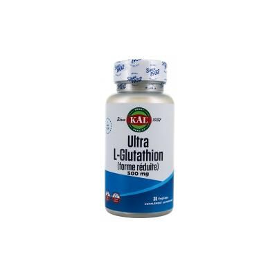 KAL L-Glutathione SR 500 Mg VegCaps - Complément alimentaire - Publicité KAL L-Glutathione SR 500 Mg VegCaps - Complément alimentaire - Publicité