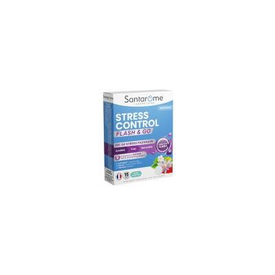 Santarome Stress Control Flash & Go 15 Unités - Boîte - Publicité Santarome Stress Control Flash & Go 15 Unités - Boîte - Publicité