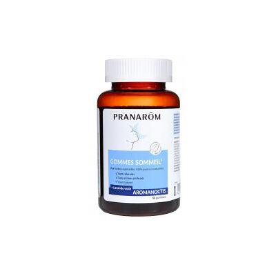 Pranarôm Aromanoctis Sommeil Lavande Vraie 60 Gommes - Flacon - Publicité Pranarôm Aromanoctis Sommeil Lavande Vraie 60 Gommes - Flacon - Publicité