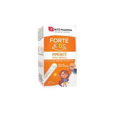 Forté Pharma Forté Kids Immunité 10 Sticks Gel de 10 ml - Boîte - Publicité Forté Pharma Forté Kids Immunité 10 Sticks Gel de 10 ml - Boîte - Publicité