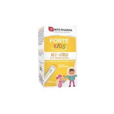 Forté Pharma Forté Kids Nez Gorge 10 Sticks Gel de 10 ml - Boîte - Publicité Forté Pharma Forté Kids Nez Gorge 10 Sticks Gel de 10 ml - Boîte - Publicité