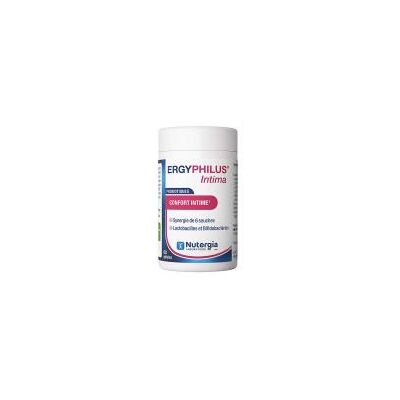 Nutergia Ergyphilus Intima Probiotiques Confort Intime 60 Gélules - Pot - Publicité Nutergia Ergyphilus Intima Probiotiques Confort Intime 60 Gélules - Pot - Publicité