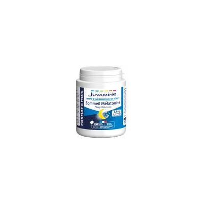 Juvamine Sommeil Mélatonine 5 Mois 150 Comprimés - Pot - Publicité Juvamine Sommeil Mélatonine 5 Mois 150 Comprimés - Pot - Publicité