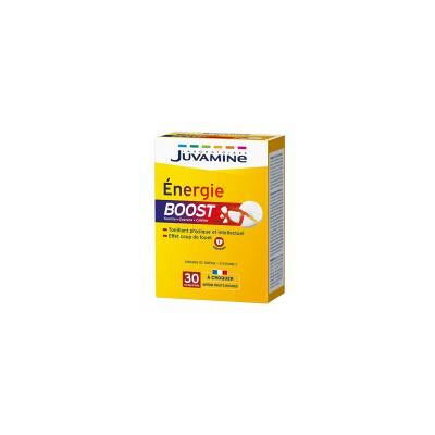 Juvamine Énergie Boost 15 Jours 30 Comprimés à Croquer - Boîte - Publicité Juvamine Énergie Boost 15 Jours 30 Comprimés à Croquer - Boîte - Publicité