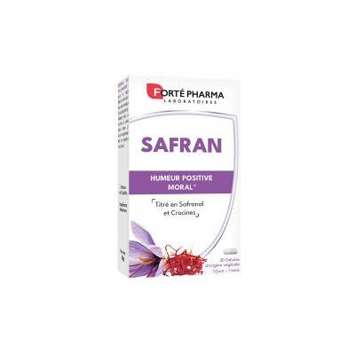 Forté Pharma Safran Humeur Positive et Moral 30 Gélules - Boîte 30 gélules - Publicité Forté Pharma Safran Humeur Positive et Moral 30 Gélules - Boîte 30 gélules - Publicité