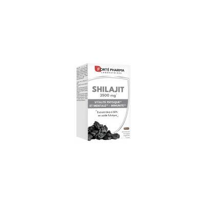 Forté Pharma Shilajit 3500 mg 60 Gélules Végétales - Boîte - Publicité Forté Pharma Shilajit 3500 mg 60 Gélules Végétales - Boîte - Publicité