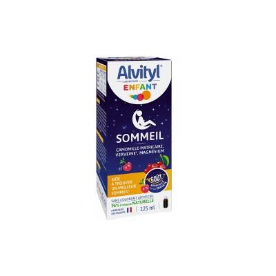 Alvityl Enfant Sirop Sommeil Goût Cerise 125 ml - Flacon - Publicité Alvityl Enfant Sirop Sommeil Goût Cerise 125 ml - Flacon - Publicité