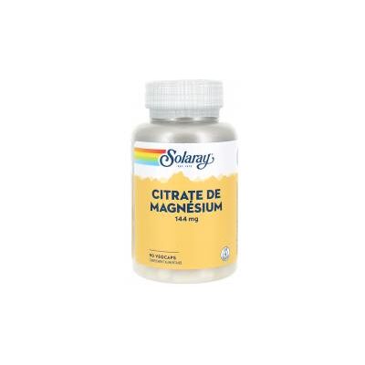 Solaray Citrate de Magnésium - 90 Capsules - Complément Alimentaire - Publicité Solaray Citrate de Magnésium - 90 Capsules - Complément Alimentaire - Publicité