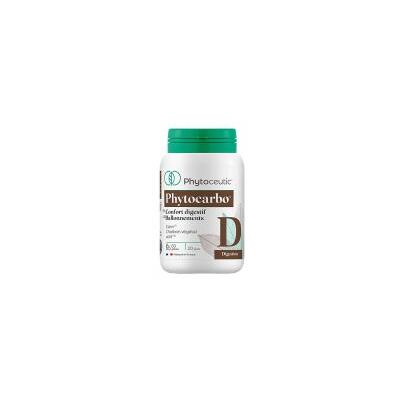 Phytoceutic Phytocarbo Digestion 60 Gélules - Boîte 60 Gélules - Publicité Phytoceutic Phytocarbo Digestion 60 Gélules - Boîte 60 Gélules - Publicité