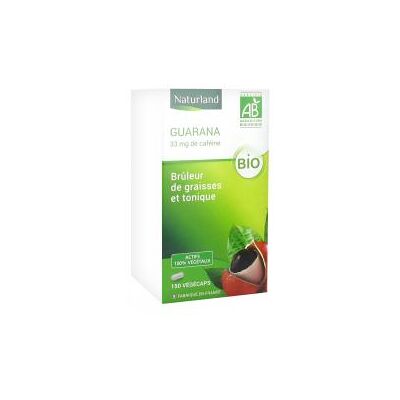 Naturland Guarana Bio 150 Végécaps - Complément alimentaire végétal - Publicité Naturland Guarana Bio 150 Végécaps - Complément alimentaire végétal - Publicité