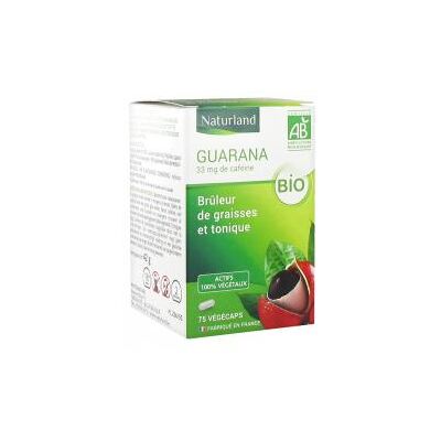Guarana Bio Naturland - Végécaps - 75 pcs - Publicité Guarana Bio Naturland - Végécaps - 75 pcs - Publicité