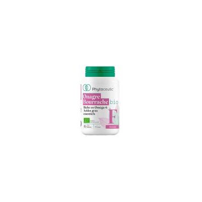 Phytoceutic Onagre Bourrache Bio 120 Capsules - Complément pour la peau - Publicité Phytoceutic Onagre Bourrache Bio 120 Capsules - Complément pour la peau - Publicité