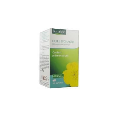 Huile d'Onagre Naturland 200 Capsules - Complément alimentaire - Publicité Huile d'Onagre Naturland 200 Capsules - Complément alimentaire - Publicité