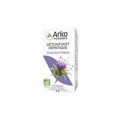 Arkopharma Arkogélules Chardon-Marie Bio - Soutien Hépatique & Détox - 45 Capsules - Publicité Arkopharma Arkogélules Chardon-Marie Bio - Soutien Hépatique & Détox - 45 Capsules - Publicité