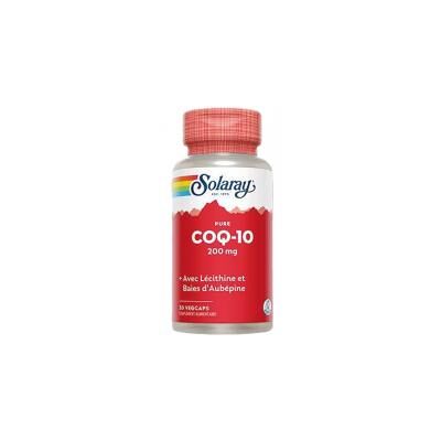 Solaray CoQ-10 200 mg - Soutien cardiaque - 30 capsules végétaliennes - Publicité Solaray CoQ-10 200 mg - Soutien cardiaque - 30 capsules végétaliennes - Publicité