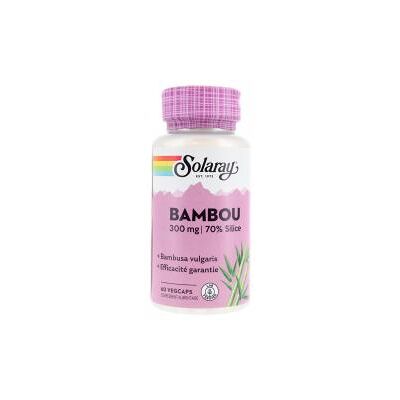 Solaray Silice Bambou 60 capsules - Compléments alimentaires - Publicité Solaray Silice Bambou 60 capsules - Compléments alimentaires - Publicité