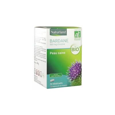 Naturland Racine de Bardane Bio 75 Végécaps - Compléments - Publicité Naturland Racine de Bardane Bio 75 Végécaps - Compléments - Publicité