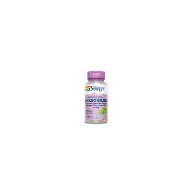 Solaray Ginkgo Biloba 60 Capsules Végétales - Soutien cérébral - Publicité Solaray Ginkgo Biloba 60 Capsules Végétales - Soutien cérébral - Publicité