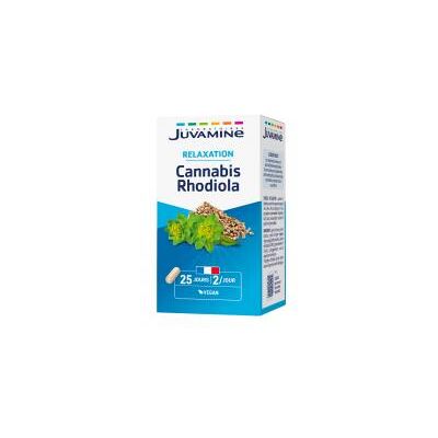Juvamine Rhodiola Cannabis Relaxation - 30 Capsules - Publicité Juvamine Rhodiola Cannabis Relaxation - 30 Capsules - Publicité