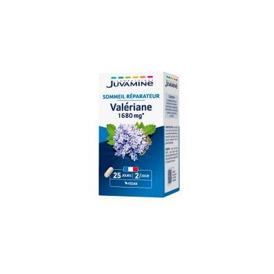 Juvamine Support Sommeil à la Valériane - 50 Capsules - Publicité Juvamine Support Sommeil à la Valériane - 50 Capsules - Publicité