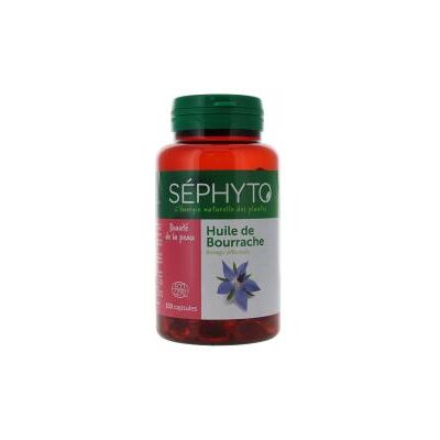 Séphyto Huile de Bourrache Bio 150 Capsules - Pot 150 capsules - Publicité Séphyto Huile de Bourrache Bio 150 Capsules - Pot 150 capsules - Publicité