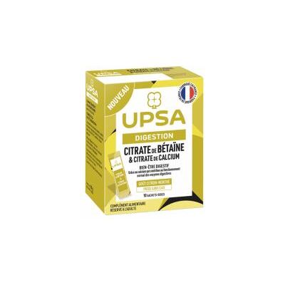 UPSA Citrate de Bétaïne et Calcium Sachets - 10 Doses - Publicité UPSA Citrate de Bétaïne et Calcium Sachets - 10 Doses - Publicité