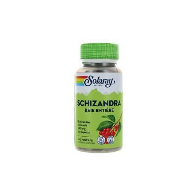 Solaray Schizandra - 580 mg - 100 Caps.vég. - Pot 100 capsules végétales - Publicité Solaray Schizandra - 580 mg - 100 Caps.vég. - Pot 100 capsules végétales - Publicité
