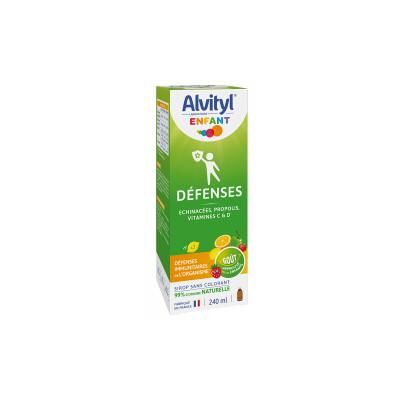 Alvityl Défenses Sirop Enfants - 240ml - Complément Alimentaire - Publicité Alvityl Défenses Sirop Enfants - 240ml - Complément Alimentaire - Publicité