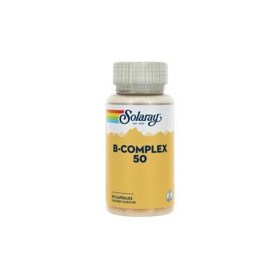 Solaray B-Complexe - 50 Capsules - Complément Alimentaire - Publicité Solaray B-Complexe - 50 Capsules - Complément Alimentaire - Publicité