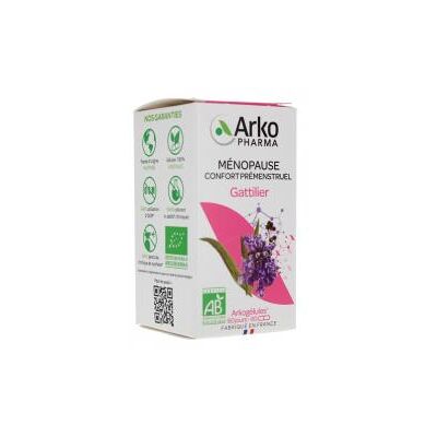 Arkopharma Arkogélules Gattilier Confort Prémenstruel Ménopause - Complément Alimentaire - Publicité Arkopharma Arkogélules Gattilier Confort Prémenstruel Ménopause - Complément Alimentaire - Publicité