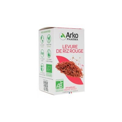 Arkopharma Levure de Riz Rouge 120 Gélules - Complément alimentaire - Publicité Arkopharma Levure de Riz Rouge 120 Gélules - Complément alimentaire - Publicité