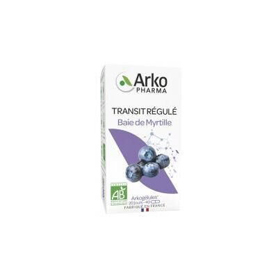Complément alimentaire d'extrait de myrtille bio - Gélules végétales Arkopharma - Publicité Complément alimentaire d'extrait de myrtille bio - Gélules végétales Arkopharma - Publicité