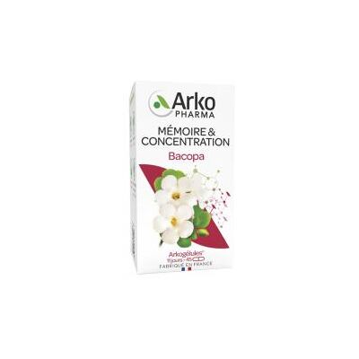 Arkopharma Bacopa Soutien de la Mémoire - 45 Gélules Végétariennes - Publicité Arkopharma Bacopa Soutien de la Mémoire - 45 Gélules Végétariennes - Publicité