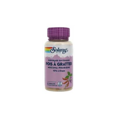 Solaray Pois à Gratter - Mucuna pruriens 15% L-Dopa - 60 Caps. Vég. - Complément alimentaire - Publicité Solaray Pois à Gratter - Mucuna pruriens 15% L-Dopa - 60 Caps. Vég. - Complément alimentaire - Publicité