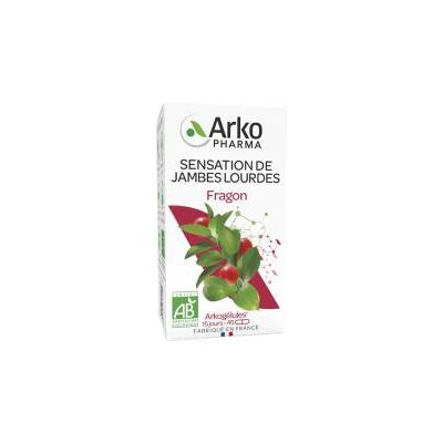 Arkopharma Arkogélules Fragon Bio - Sensation de Jambes Lourdes - 45 Gélules - Pot 45 Gélules - Publicité Arkopharma Arkogélules Fragon Bio - Sensation de Jambes Lourdes - 45 Gélules - Pot 45 Gélules - Publicité