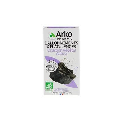 Arkopharma Arkogélules Charbon Végétal Bio - 40 Capsules - Soutien Digestif - Publicité Arkopharma Arkogélules Charbon Végétal Bio - 40 Capsules - Soutien Digestif - Publicité