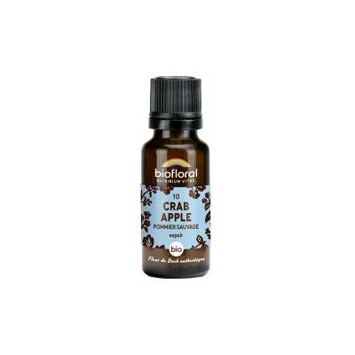 Biofloral 10 Crab Apple Pommier Sauvage Granules Bio 19,5 g - Flacon 19,5 g - Publicité Biofloral 10 Crab Apple Pommier Sauvage Granules Bio 19,5 g - Flacon 19,5 g - Publicité