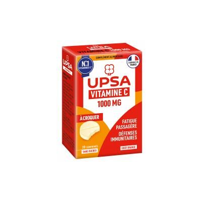 UPSA Vitamine C 1000mg Orange à Croquer - Immunité & Énergie - Publicité UPSA Vitamine C 1000mg Orange à Croquer - Immunité & Énergie - Publicité