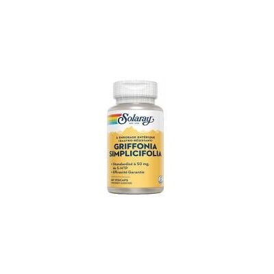 Solaray Griffonia 5-HTP 50mg - Sommeil & Moral - 60 Capsules - Publicité Solaray Griffonia 5-HTP 50mg - Sommeil & Moral - 60 Capsules - Publicité