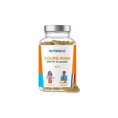 Nutri&Co Nutri&Co Coupe-Faim Minceur et Satiété 60 Gélules - Complément alimentaire - Publicité Nutri&Co Nutri&Co Coupe-Faim Minceur et Satiété 60 Gélules - Complément alimentaire - Publicité