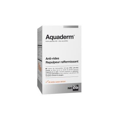 NHCO NUTRITION Aquaderm 20 sticks - Saveur Abricot - Soin de la peau - Publicité NHCO NUTRITION Aquaderm 20 sticks - Saveur Abricot - Soin de la peau - Publicité