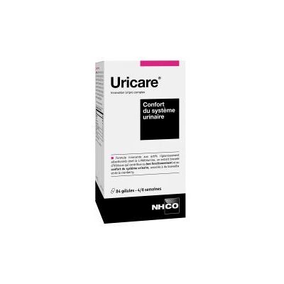 NHCO Uricare Confort du Système Urinaire - 84 Gélules - Publicité NHCO Uricare Confort du Système Urinaire - 84 Gélules - Publicité