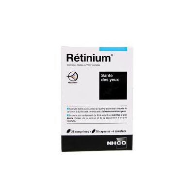 NHCO Santé des Yeux Rétinium - Gélules & Comprimés - Publicité NHCO Santé des Yeux Rétinium - Gélules & Comprimés - Publicité