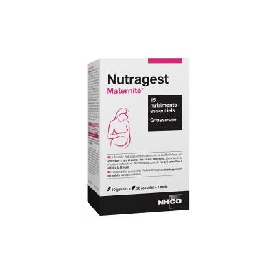 NHCO Nutragest Maternité - Complément pour Grossesse - 60 Capsules - Publicité NHCO Nutragest Maternité - Complément pour Grossesse - 60 Capsules - Publicité